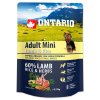 23378 ontario dog adult mini lamb rice 0 75kg