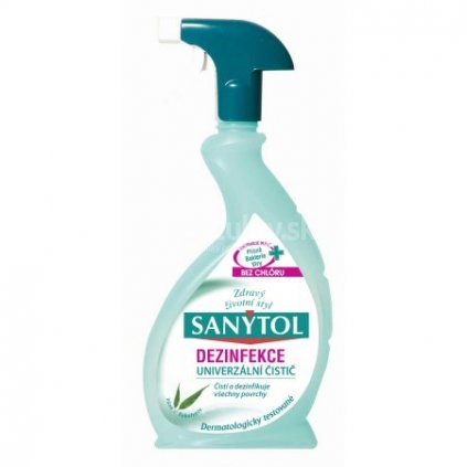 Sanytol dezinfekcia univerzálny antibakteriálny čistič s vôňou eukalyptu 500ml s rozprašovačom UH