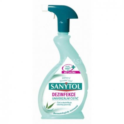Sanytol dezinfekcia univerzálny antibakteriálny čistič s vôňou eukalyptu 500ml s rozprašovačom ÚPM