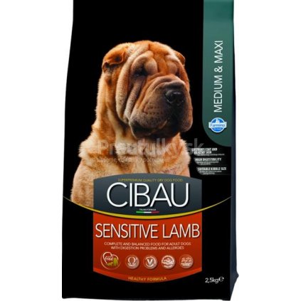 farmina cibau sensitive lamb 2 5