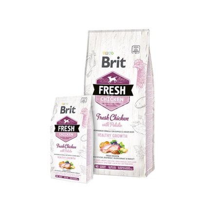 brit fresh chicken puppy