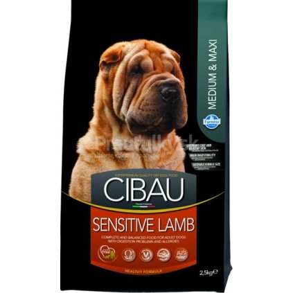 farmina cibau sensitive lamb 2 5
