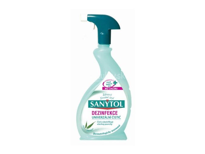 Sanytol dezinfekcia univerzálny antibakteriálny čistič s vôňou eukalyptu 500ml s rozprašovačom TS