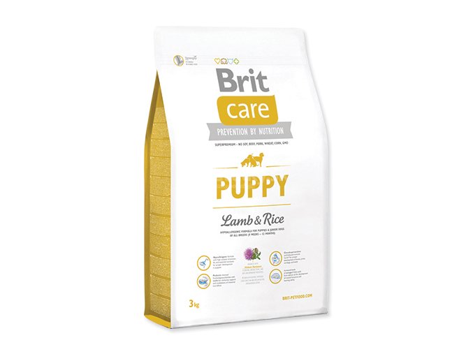 brit care puppy lamb rice 3kg