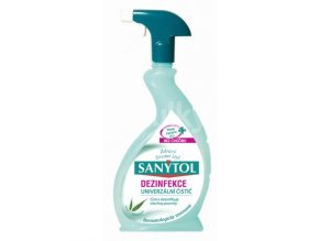 Sanytol dezinfekcia univerzálny antibakteriálny čistič s vôňou eukalyptu 500ml s rozprašovačom AJS