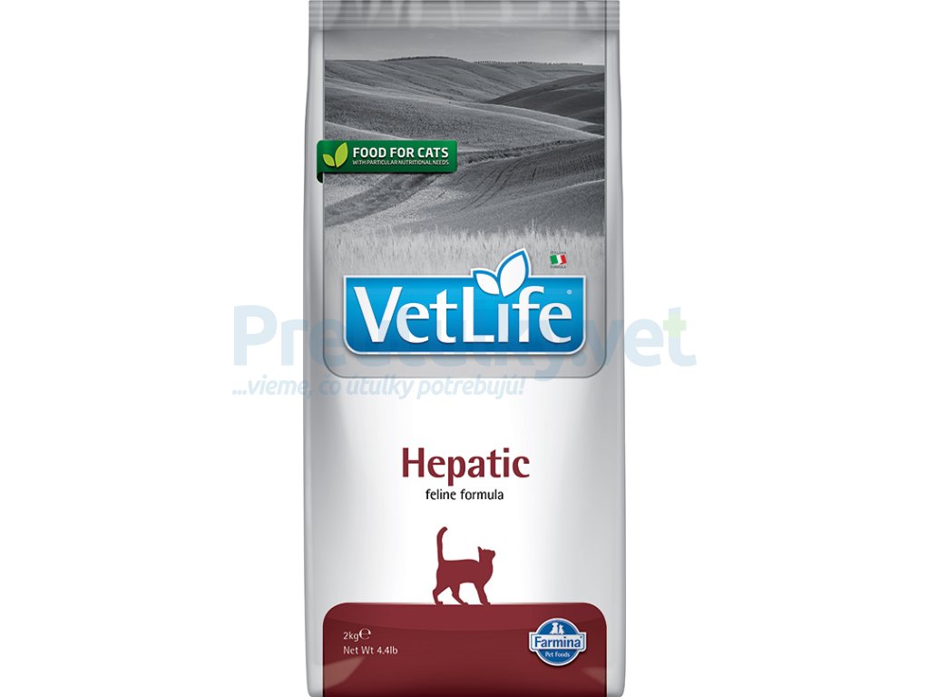 Farmina Vet Life cat hepatic 2 kg - PREUTULKY.VET