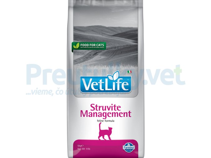 Farmina Vet Life feline 5kg STRUVITE MANAGEMENT [3D Front]@web