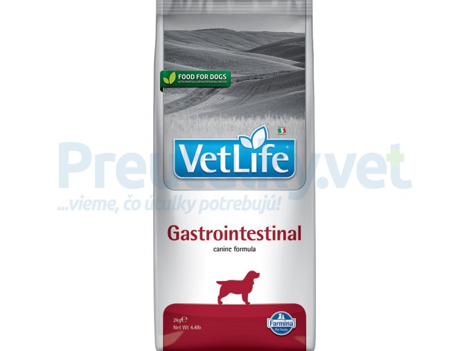 Farmina Vet Life canine 2kg GASTROINTESTINAL [3D Front]@web