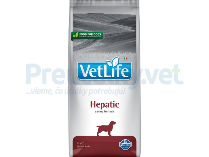 Farmina Vet Life canine 2kg HEPATIC [3D Front]@web