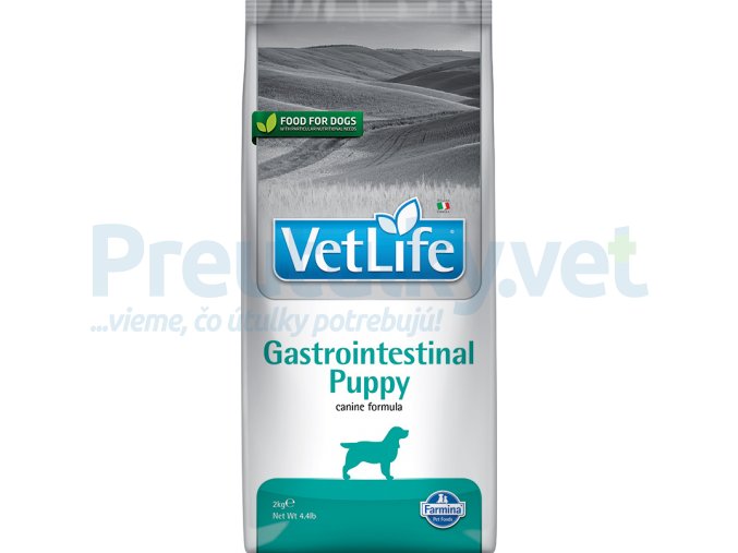 Farmina Vet Life canine 2kg GASTROINTESTINAL PUPPY [3D Front]@web