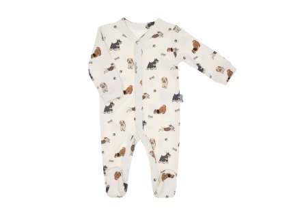 cotton sleepsuit boys dogs eddy 56 86