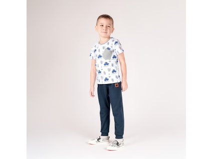 legginsy chlopiece granatowe muki 92 146