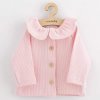 Dojčenský kabátik na gombíky New Baby Luxury clothing Laura ružový