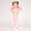 legginsy dziewczece prazek pudrowy roz nelly 56