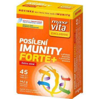 MaxiVita Exclusive Posílení imunity forte+ 45 tbl