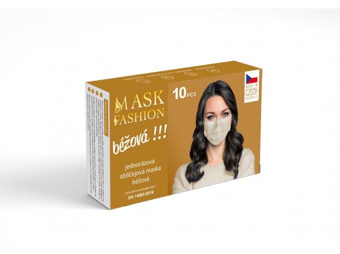 Fashion Mask Tex Tech Béžová (1)