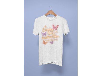 heather t shirt mockup featuring a wooden hanger and a plain backdrop 44426 r el2 (1)