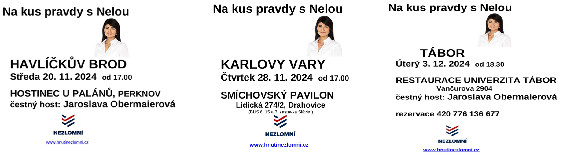 Na kus pravdy s Nelou