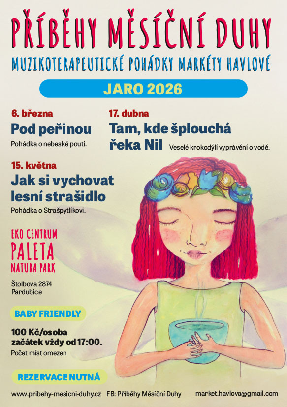 Pohádky pro veřejnost jaro a léto 2026 - Ekocentrum Paleta v Pardubicích