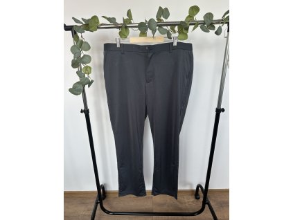 Černé pánské společenské kalhoty CUSP Fashion