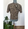 Pružné tričko v leopardím stylu