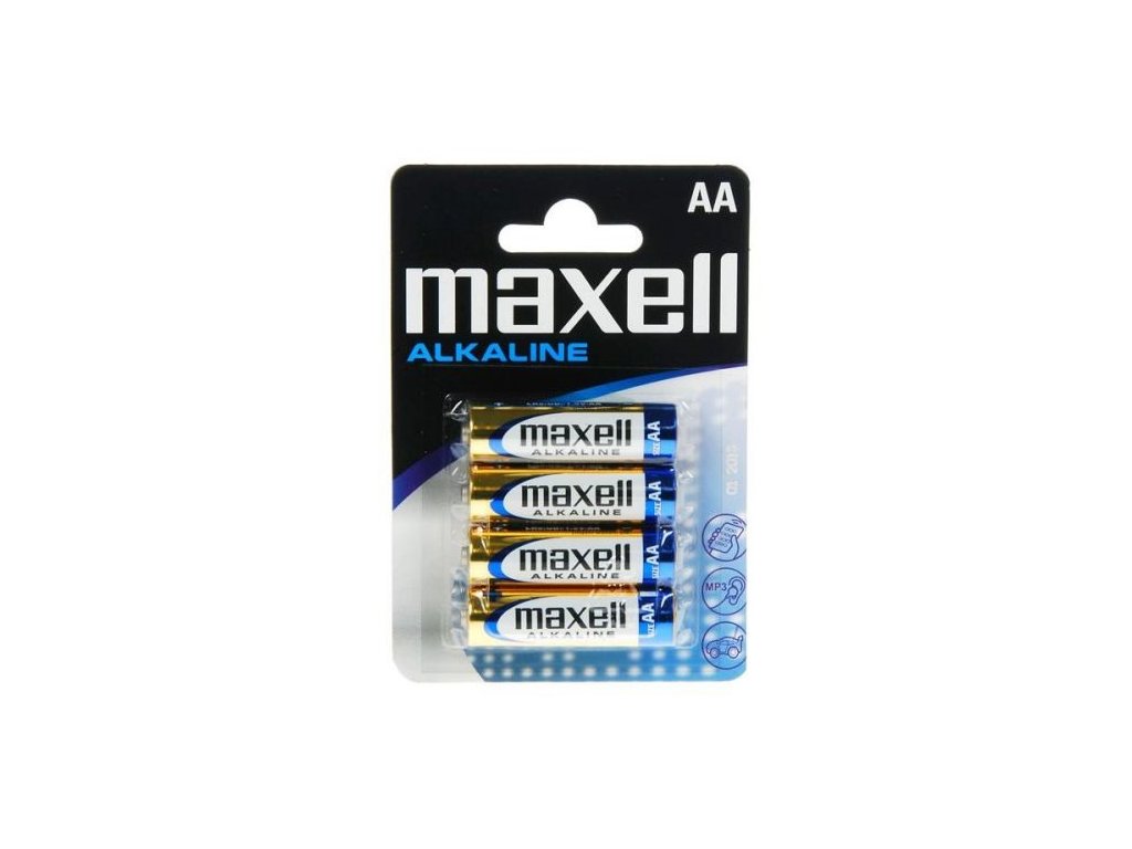 Batéria MAXELL Alkaline AA / LR6, 4ks blister