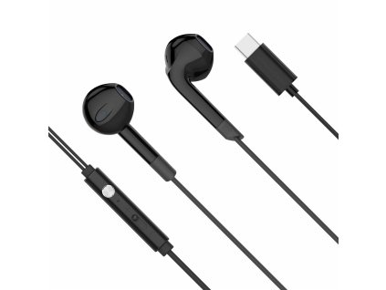 Kruger&Matz slúchadlá do uší s mikrof. C2 USB-C čierne