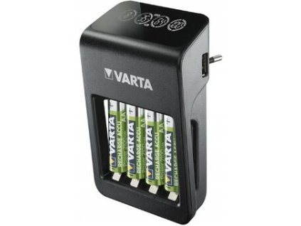 Nabíjačka VARTA LCD Plug Charger + 4x AA 2100mAh