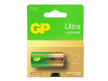 gp bateria ultra alkaline g tech c lr14 2ks