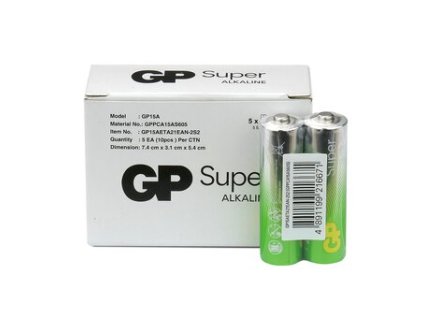 Batéria GP Super Alkaline G-TECH LR6 AA, 10ks