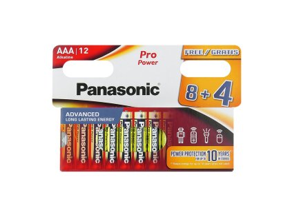 bateria panasonic pro power lr03 aaa 8 4 12ks