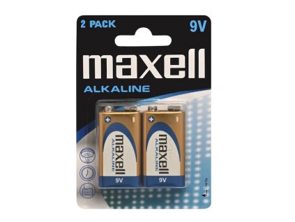 bateria maxell alkaline 6lr61 9v 2ks