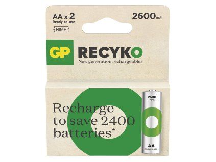bateria gp recyko 2600mah 2ks