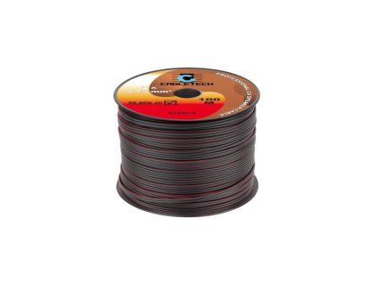 cabletech dvojlinka 2 x 0 75mm cierna 100m cu