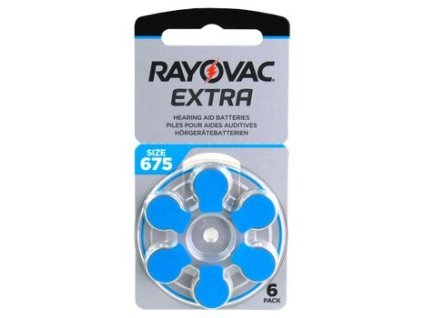 Batéria RAYOVAC Extra 675, 6ks