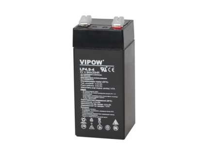 Baterie VIPOW olovená 4V 4,9Ah