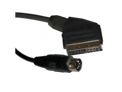 CABLETECH SCART - DIN kábel, SCART konektor - DIN konektor, 1,2m