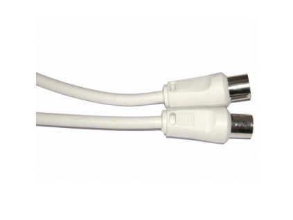 CABLETECH účastnícka šnúra, IEC TV konektor - IEC TV zdierka, 10m, priame konektory
