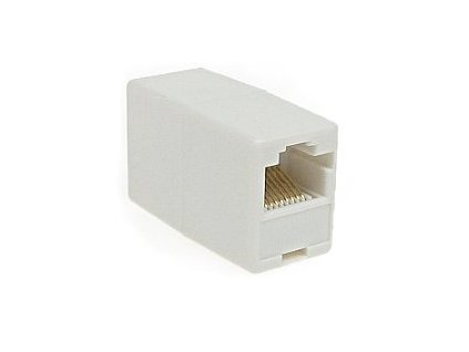 Spojka UTP káblu, 8P8C / RJ45 zdierka - 8P8C / RJ45 zdierka
