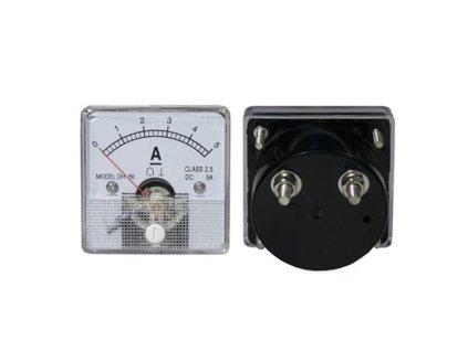 XTREME analógový ampérmeter, 5A DC s bočníkom