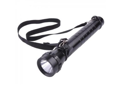 VIPOW ručné svietidlo, 1 x 3W CREE LED, 3 x D, čierne