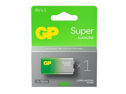 Batéria GP Super Alkalická 6LR61 / 9V, 1ks