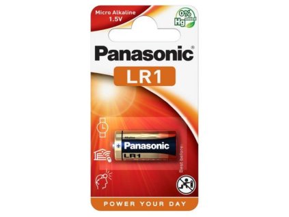 Batéria PANASONIC alkalická LR1 1,5V 1ks