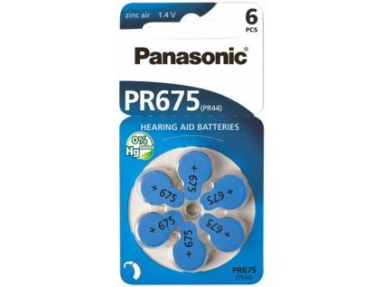 Batéria PANASONIC PR675 do naslúchadla 6ks