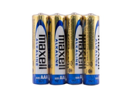 Batéria MAXELL Alkaline AAA / LR03, 4ks shrink