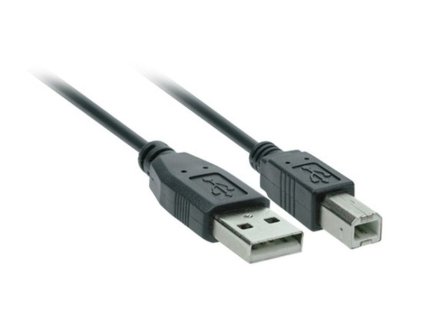 SOLIGHT USB kábel, USB 2.0 A konektor - USB 2.0 B konektor, 2m
