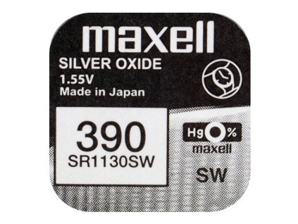 Batéria MAXELL Silver Oxide 390 / SR1130SW / SR54 / V390, 1ks