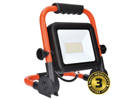 Solight LED reflektor PRO so sklopným stojanom, 100W, 8500lm, 5000K, kábel so zástrčkou, IP65