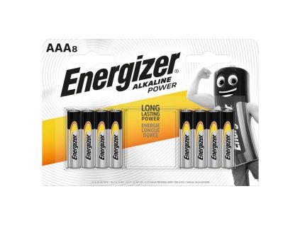 Batéria ENERGIZER Alkaline Power AAA / LR03, 8ks
