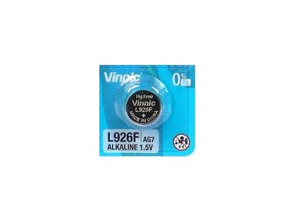 Batéria VINNIC alkaline AG7 / LR57 / LR926 / G7, 1ks